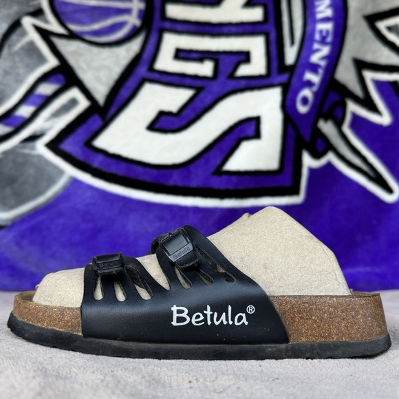 Size 36/L5 - Birkenstock Betula Granada Women's Black Narrow Sandals - Picture 1 of 8
